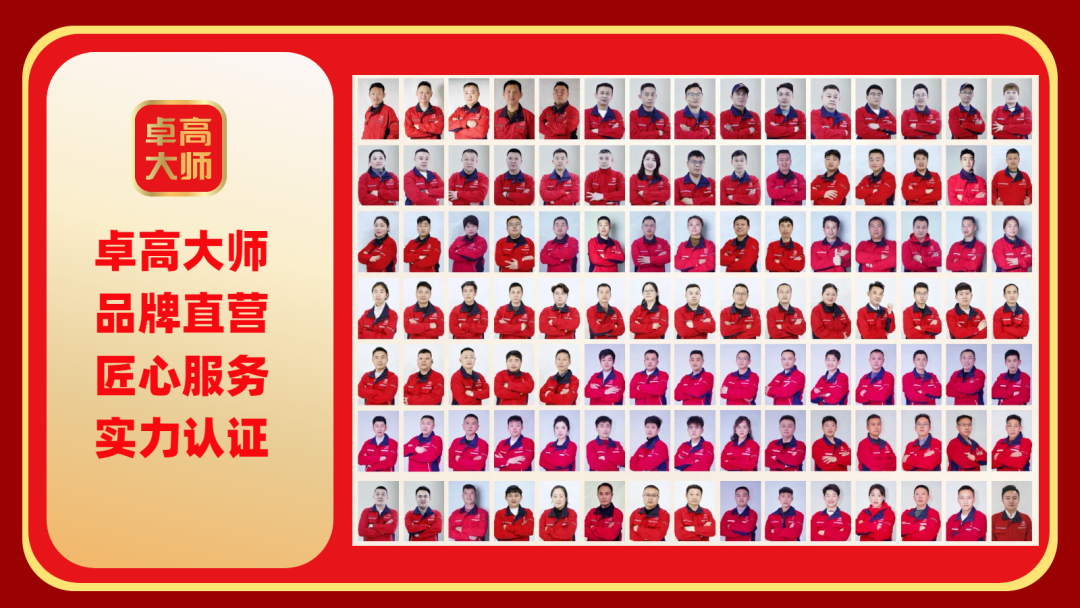 卓高大师合影墙